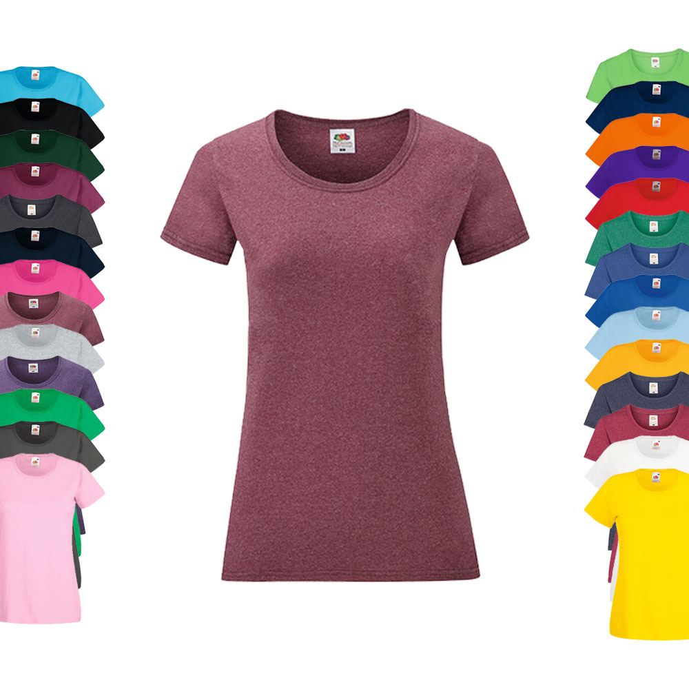 Fruit of the Loom T-shirt für Damen Valueweight T