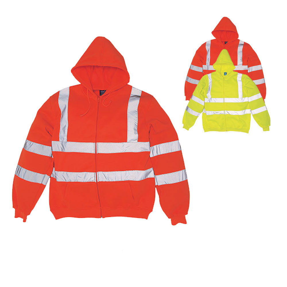 YK07 YOKO Hi-Vis hochsichtbare Kapuzenjacke