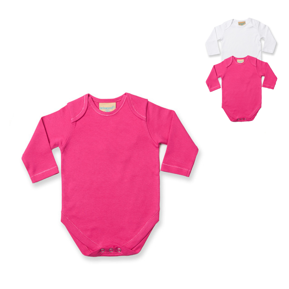 LW052 Larkwood Baby-Body Langarm