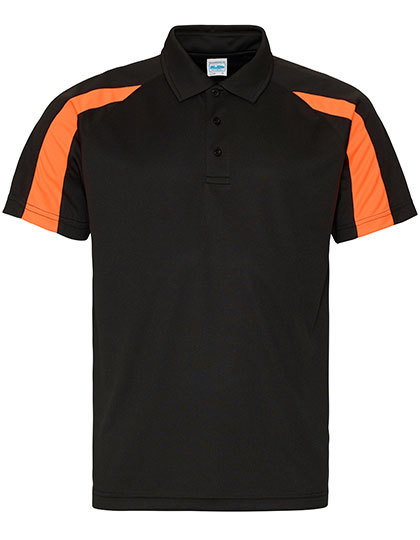 JC043 Just Cool Poloshirt Sportpolo Polohemd mit kontrastfarbenen Einsätzen