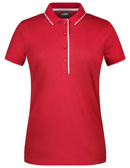 JN727 James+Nicholson Damen Polo STRIPE