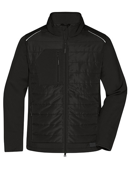 JN1820 James+Nicholson Herren Hybrid Jacke