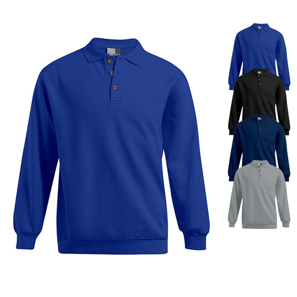 E2049N Promodoro Polo Sweatshirt Langarm