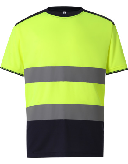 YK400 YOKO Hi-Vis hochsichtbares zweifarbiges T-Shirt