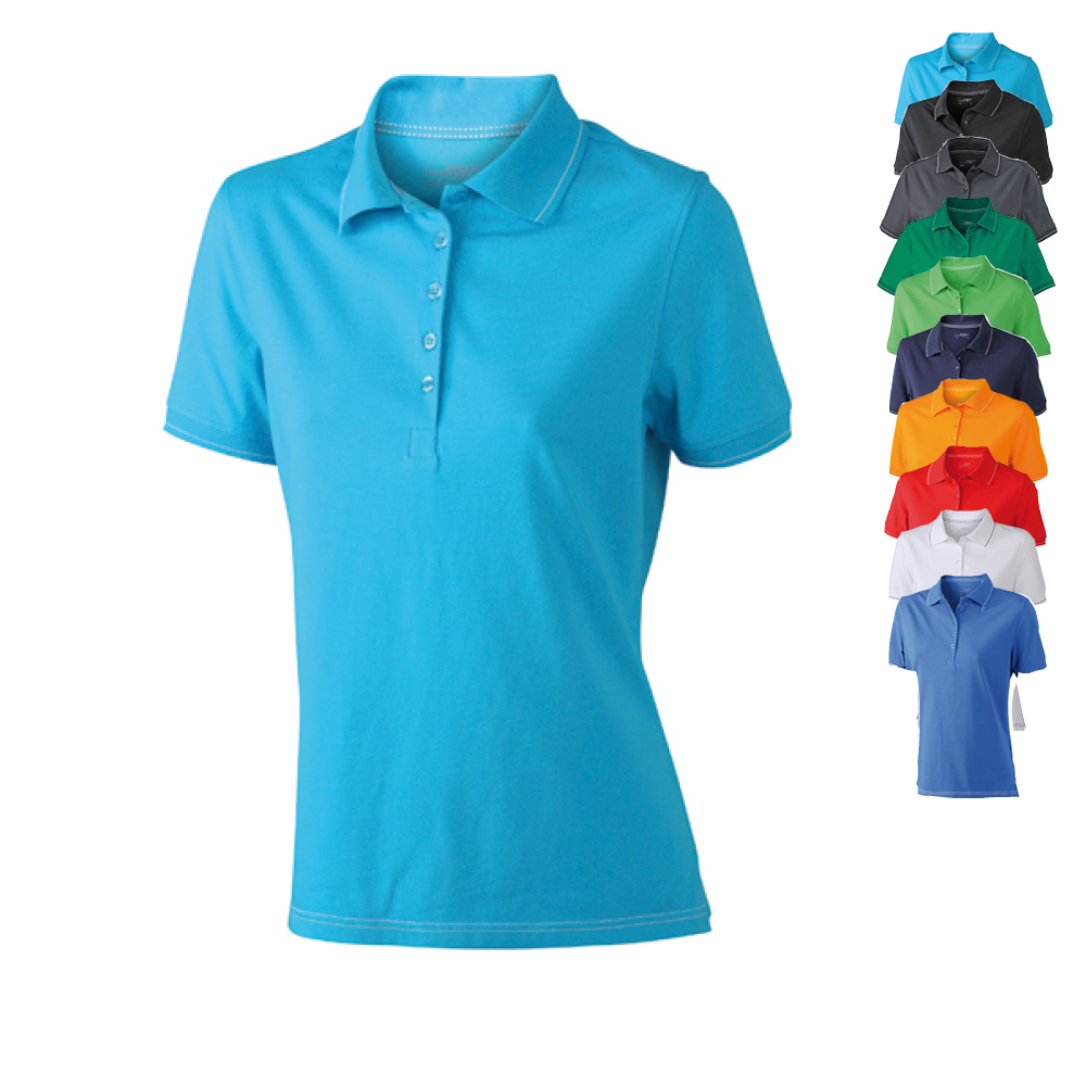 JN568 James+Nicholson Damen elastisches Polo