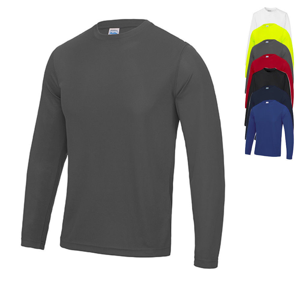 JC002 Just Cool Sportshirt Trainingsshirt Langarm