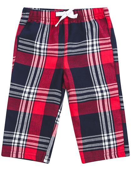 LW083 Larkwood Baby Tartan-Hose Jogginghose