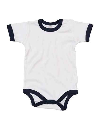 BZ19 Babybugz Baby Ringer Bodyanzug Kurzarm