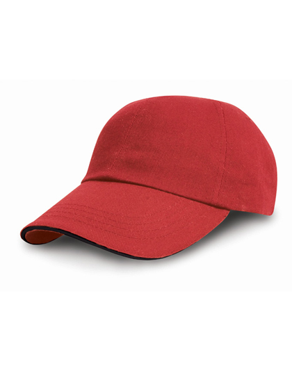 RH10P Result Headwear Kappe Schwerer, gebürsteter Baumwoll-Drell