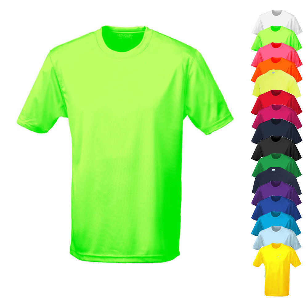 JC001J Just Cool Kinder Sportshirt Trainingsshirt mit UV-Sonnenschutz