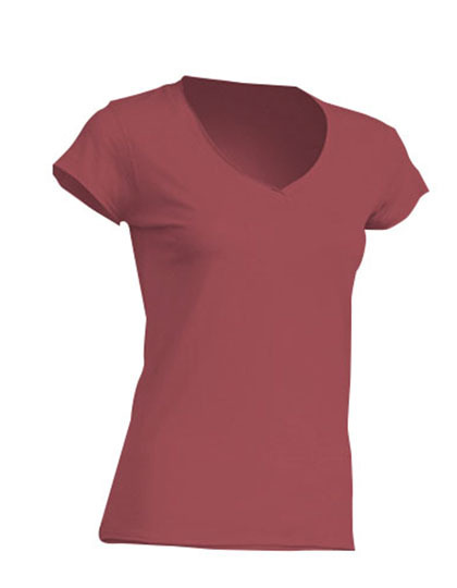 JHK271 JHK Damen V-Ausschnitt T-Shirt SICILIA