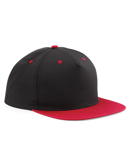 CB610c Beechfield Kappe 5-Panel Kontrast mit Snapbackverschluss