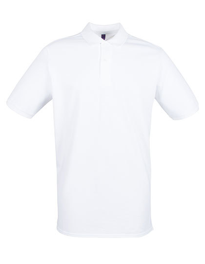 W101 Henbury Poloshirt aus mikrofeinem Baumwoll-Piqué