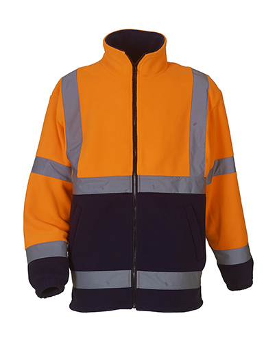 YK08 YOKO Hi-Vis hochsichtbare Fleecejacke