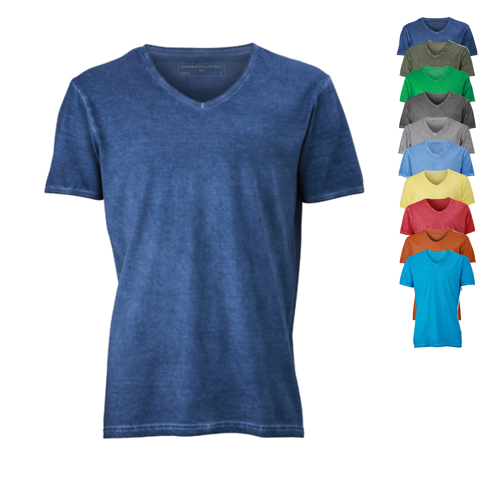 JN976 James+Nicholson Herren GIPSY T-Shirt kurzarm