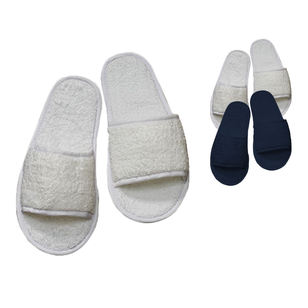 TC64 Towel City Klassische zehenfreie Slipper