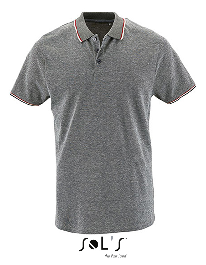 L02081 SOL´S Herren Heather Polo Hemd Paname