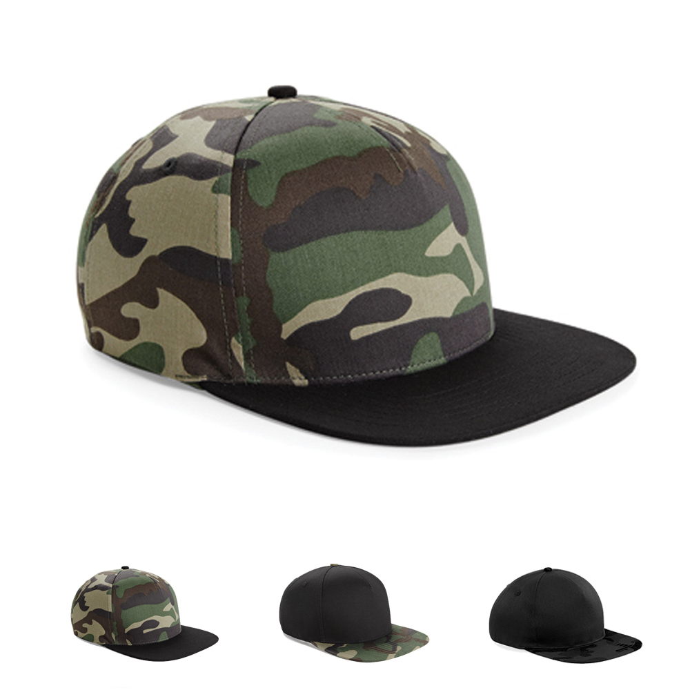 CB691 Beechfield Kappe Camoflagekappe mit Snapbackverschluss