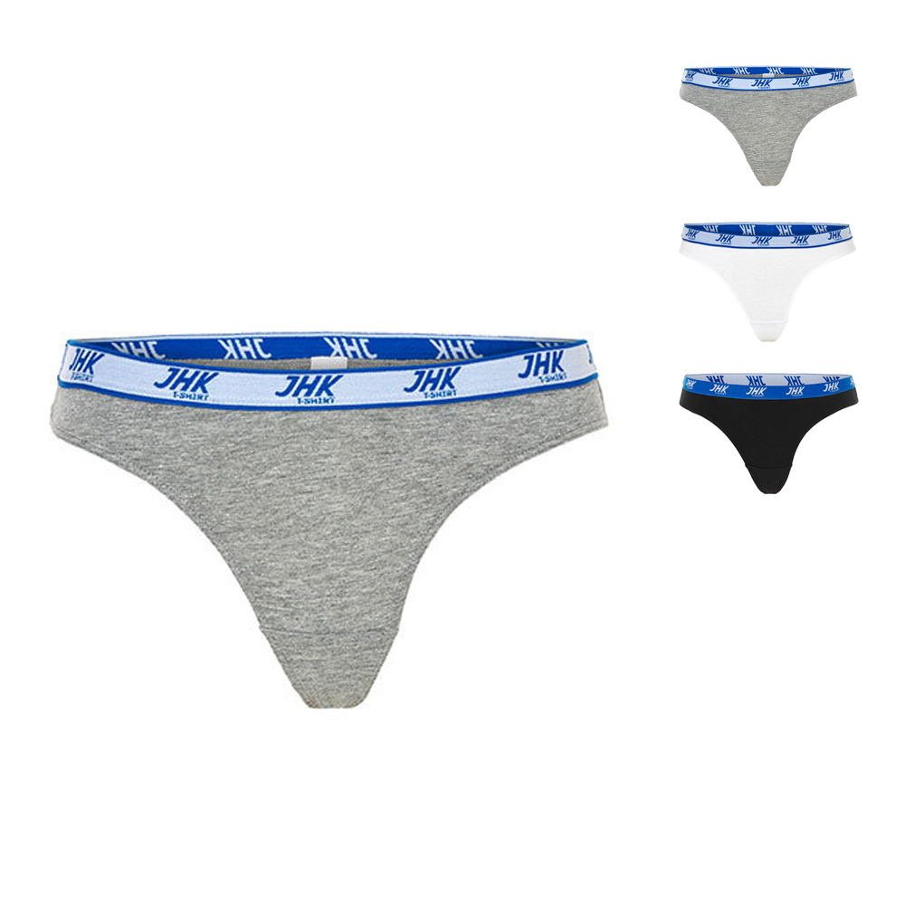 JHK903 JHK Damen Tanga Unterhosen (3er Pack)