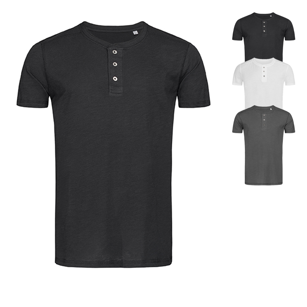 S9430 Stedman® SHAWN HENLEY T-shirt kurzarm für Herren