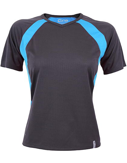 CN150 CONA SPORTS Damen Sport-TShirt TEMPO Atmungsaktiv und schnell trocknend