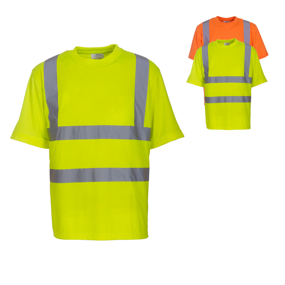 YK410 YOKO Hi-Vis hochsichtbares Warnschutz T-Shirt