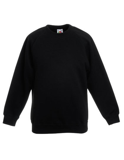 F304NK Fruit of the Loom Kinder Sweatshirt Pullover Raglan