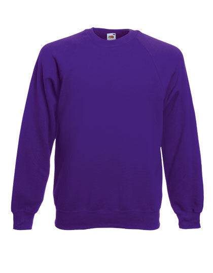 Fruit of the Loom Raglan Sweatshirt Pullover Raglan