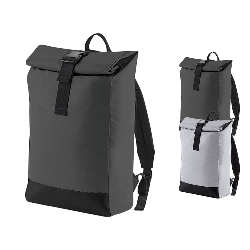 BG138 BagBase Roll-Laden Rucksack Reflektierend