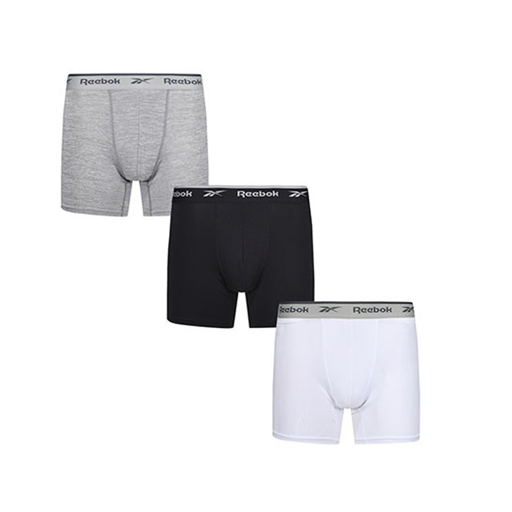 RBK8261 Reebok Herren mittlere Sports Unterhose Boxer - Ainslie (3er Pack)