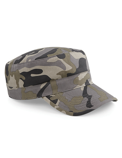 CB33 Beechfield Kappe im Camouflage-Design Armee-Kappe