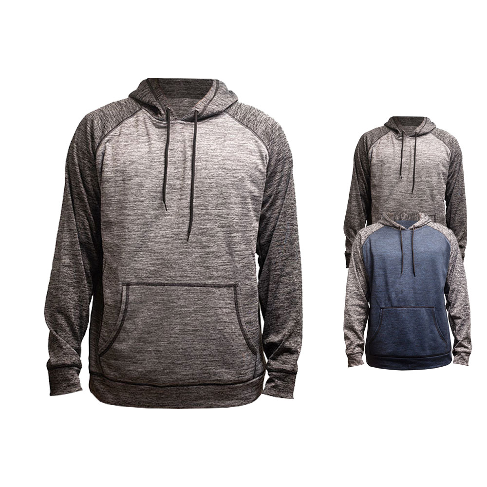 BU8670 Burnside Herren Sport Raglan Kapuzenpullover