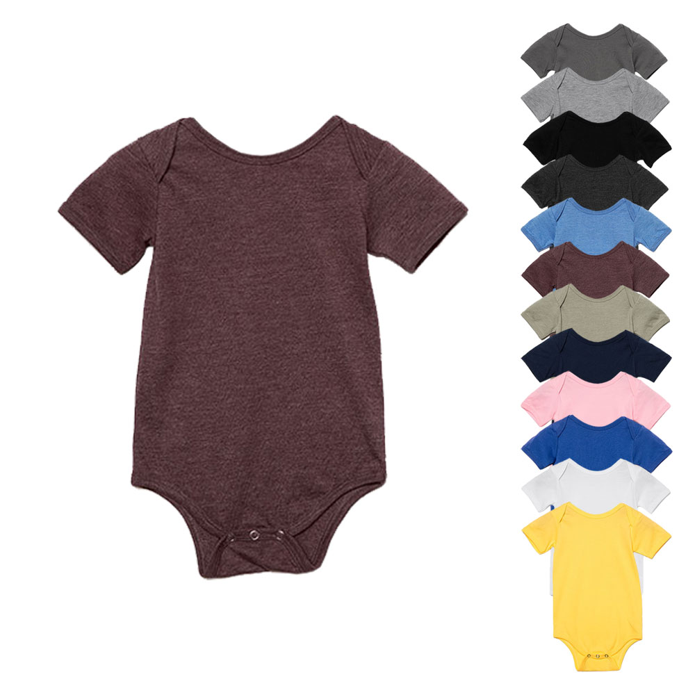 BL100B Bella Baby-Jersey-Kurzarm-Strampler Body