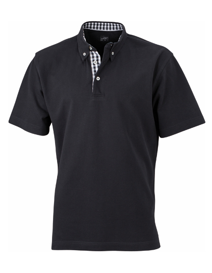 JN964 James+Nicholson Herren einfaches Polo kurzarm