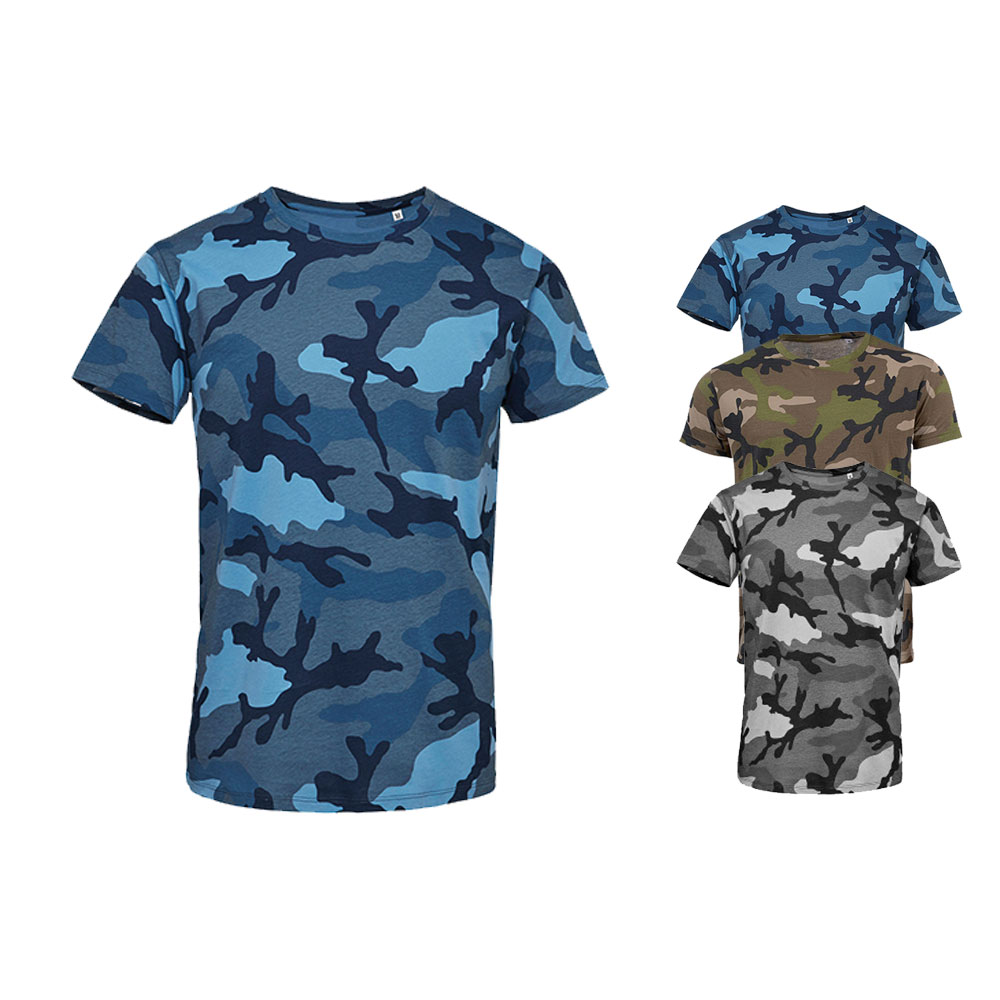 L133 SOL´S Herren Camo T-Shirt