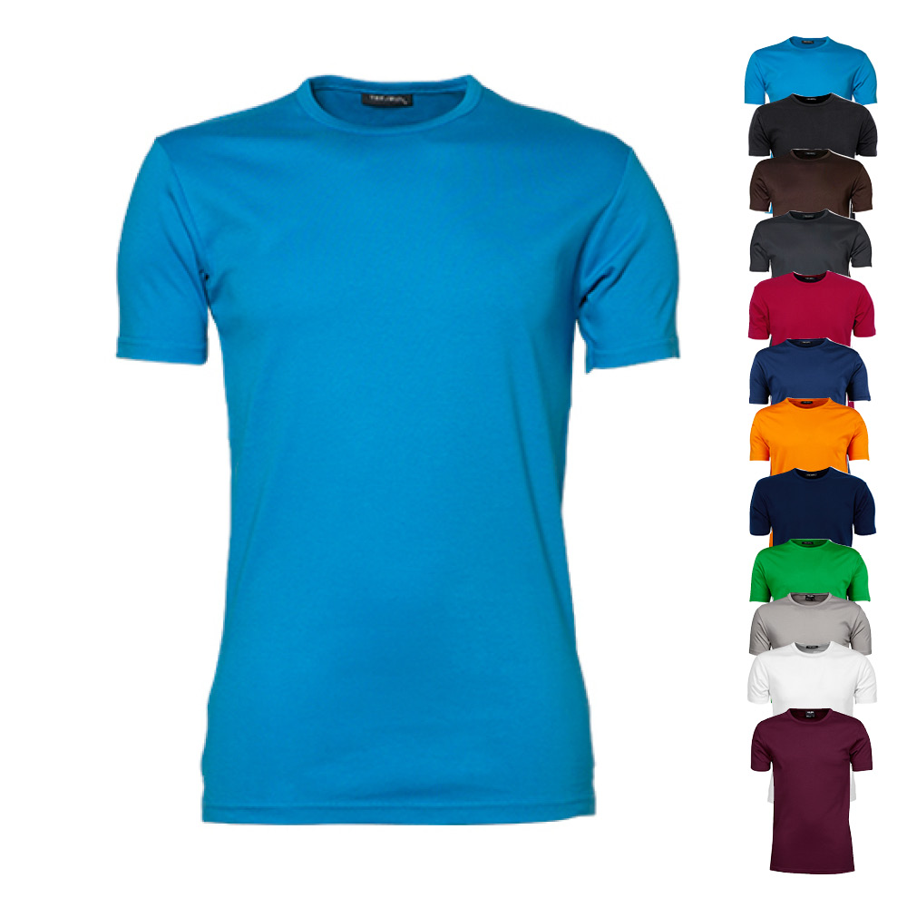 TJ520 Tee Jays Herren körperbetontes T-Shirt aus Interlock-Material