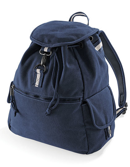 QD612 Quadra VINTAGE Canvas Rucksack