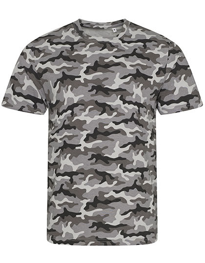 JT034 Just Ts & Polos T-Shirt im Camoflage-Stil