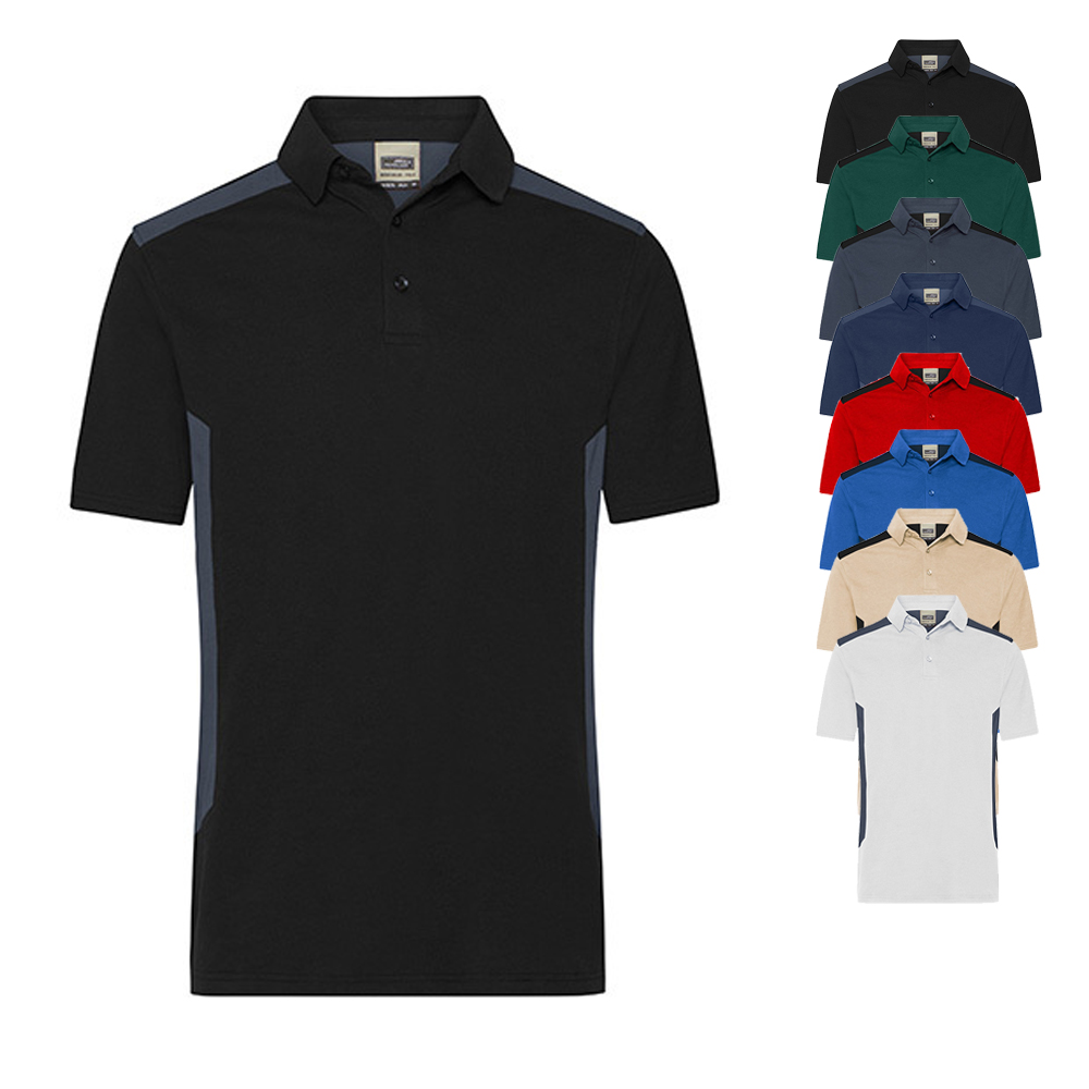 JN1826 James+Nicholson Herren Arbeitskleidung Polo -STRONG-