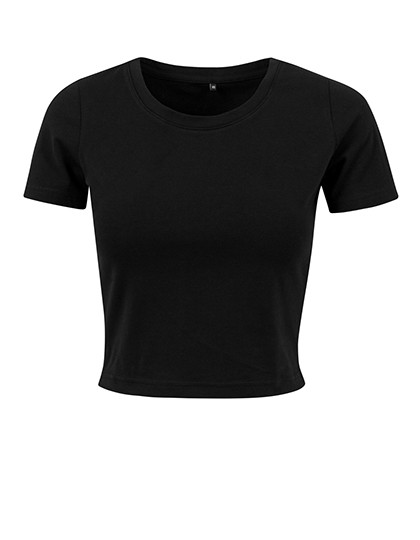 BY042 Build Your Brand Damen T-Shirt kurzarm abgeschnitten Bauchfrei online  günstig kaufen